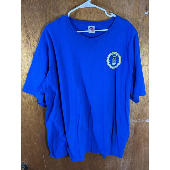 Vintage USAF United States Air Force Defending Freedom Bayside Shirt‎ XXL USA - Picture 1 of 10